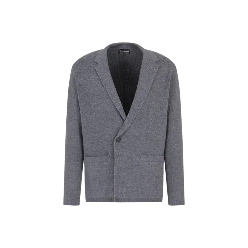 EMPORIO ARMANI FW24 Business Suits Coats Men's Gray-0