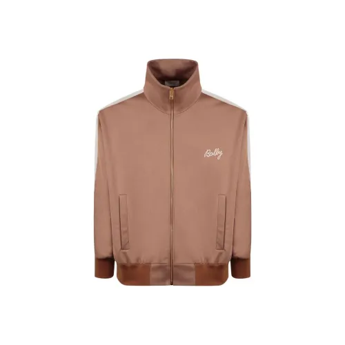 BALLY Logo embroidered Zip up Sweatshirt