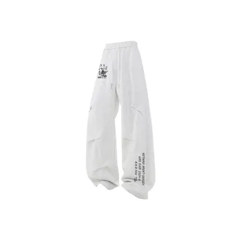 Qnxeey Knitted Sweatpants Unisex