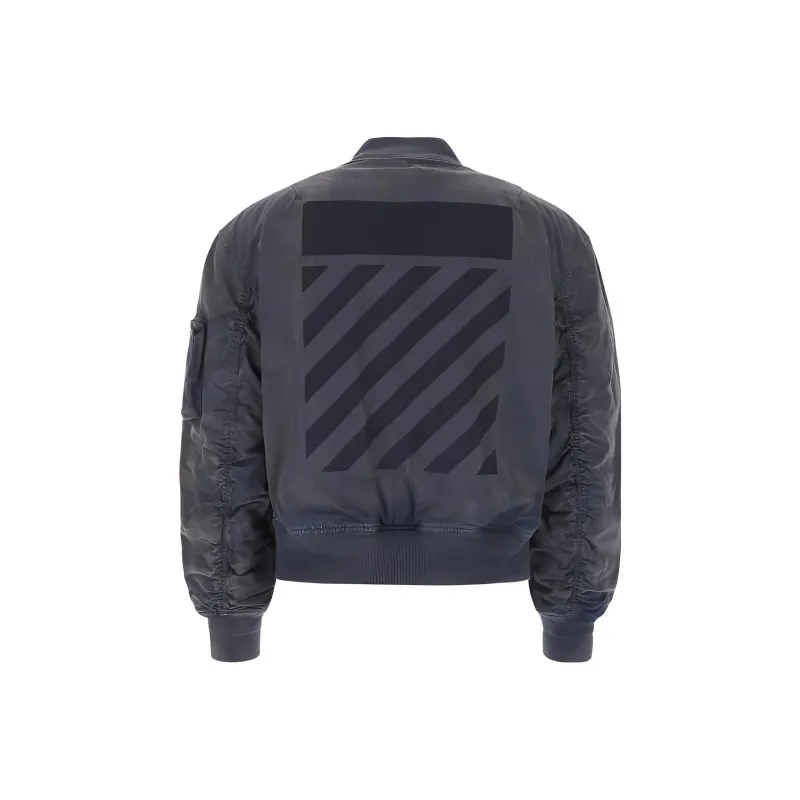 OFF WHITE Diag Tab Vintage Bomber Jacket-1