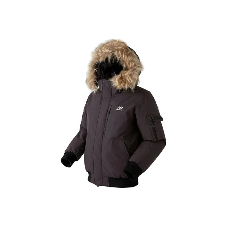 New Balance Down Jacket Winter Unisex Dark Brown-0