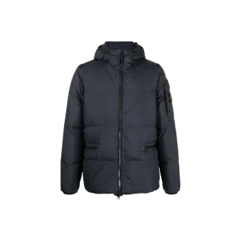 STONE ISLAND Down Jacket Winter Men's Navy