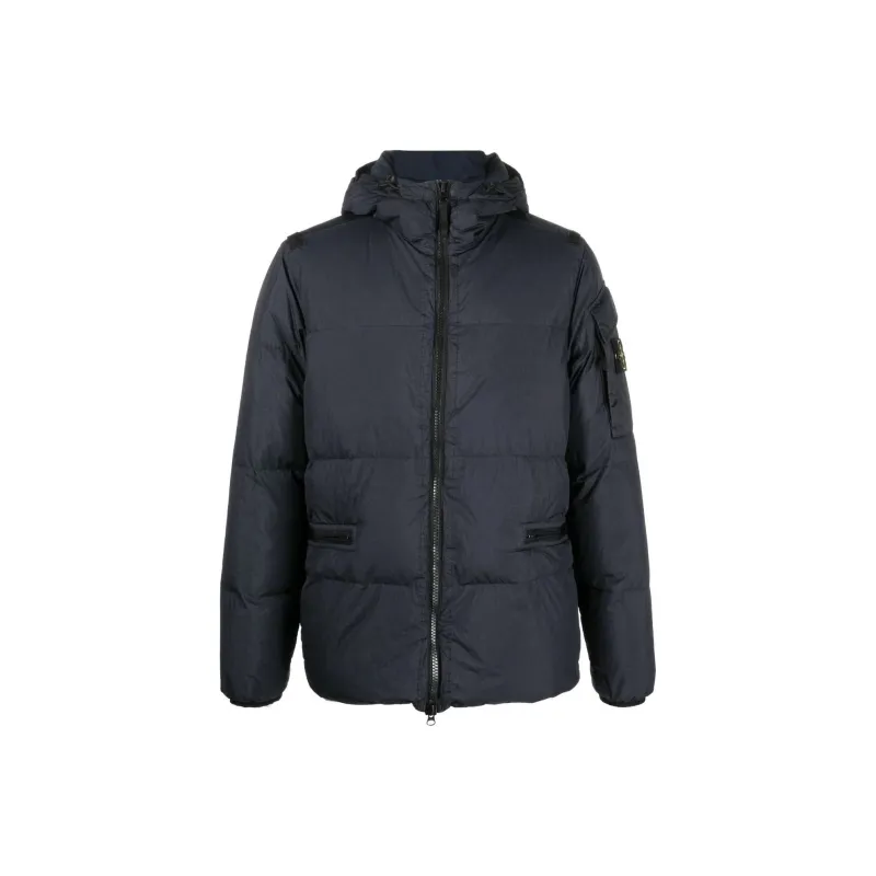 STONE ISLAND Down Jacket Winter Men's Navy-0