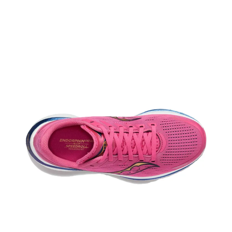 Saucony Endorphin Speed 3 Anti Slip Wear Resistant Low Top Running Shoes Women's Pink-3