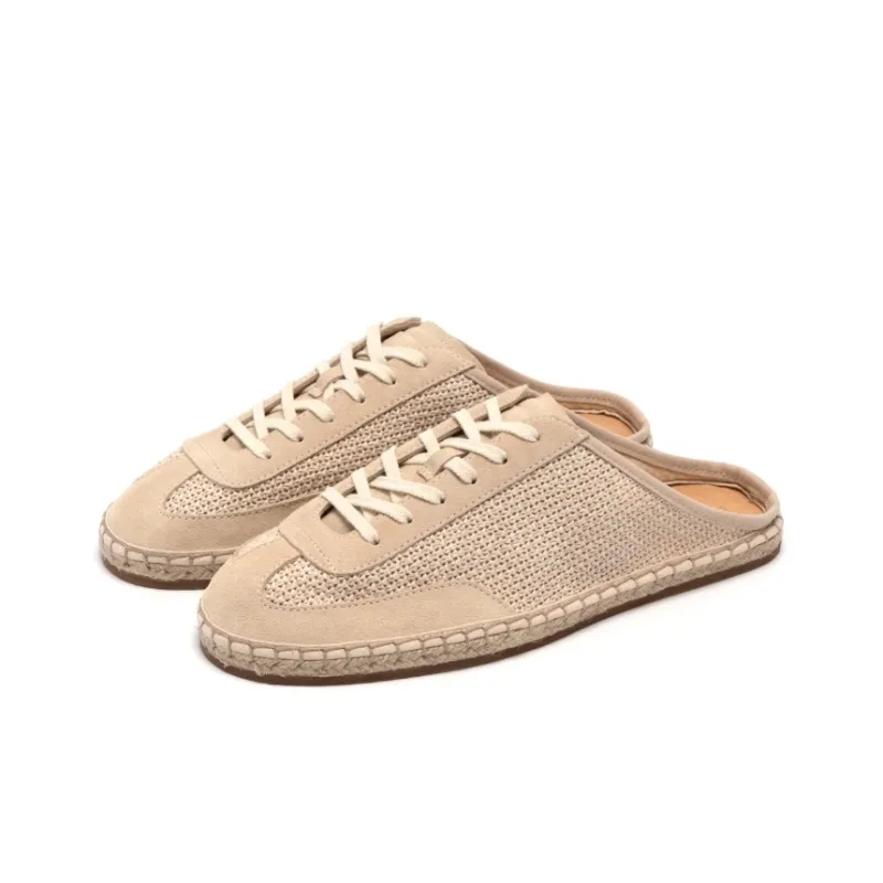 FOOT INDUSTRY Closed Toe Slippers Unisex Beige Apricot-2