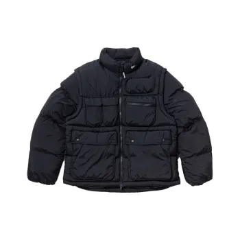 New Era Puffer Jackets Men Black