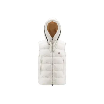 Moncler Cardamine Series Vests Men White