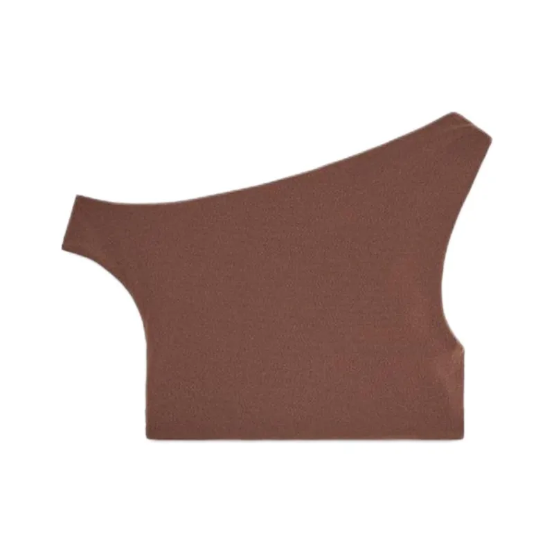 ZARA Crop Tops Women's Brown-1