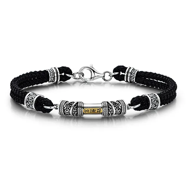 MYSH S925 Silver Bracelets Men's-0