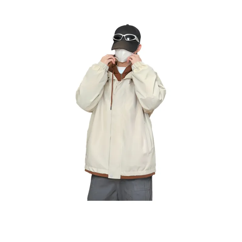 JEANSWEST Jacket Unisex Black Gray-3