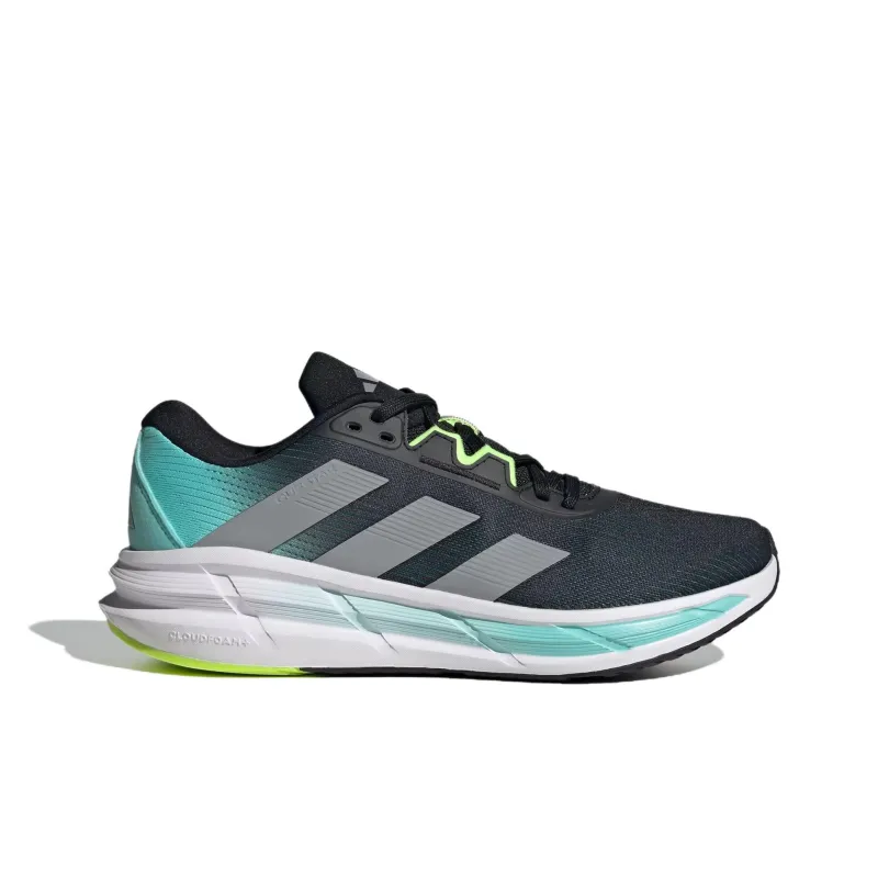 Adidas QUESTAR 3 Anti Slip Wear Resistant Low Top Training Running Shoes Men's Black-1