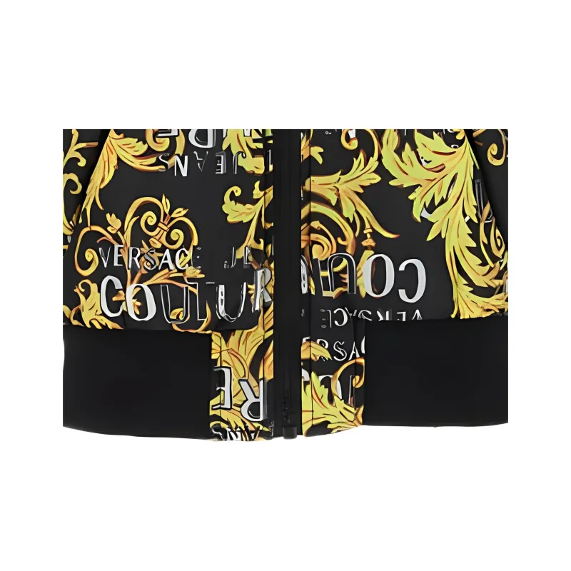 VERSACE JEANS Reversible Padded Bomber Jacket-4