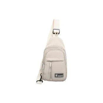 Single Warehouse Nylon Sling Bag Regular Unisex Ecru/Black/Khaki/Green