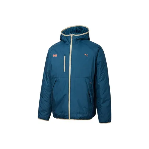 PUMA X HELLY HANSEN Puffer Jackets Unisex Blue