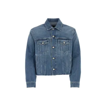 MM6 Maison Margiela Frayed Edge Denim Jacket