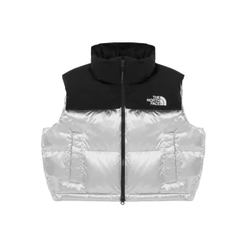 THE NORTH FACE Vest Unisex Silver White