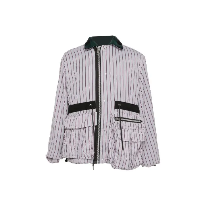 Sacai Jackets Men Green-3