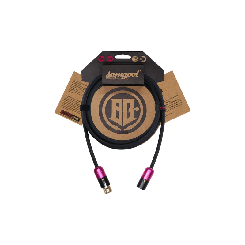 SAMGOOL+ MC Pro Collection Sengoku, Microphone Connecting Thread, Large 3 Core XLR Guitar Accessories-4