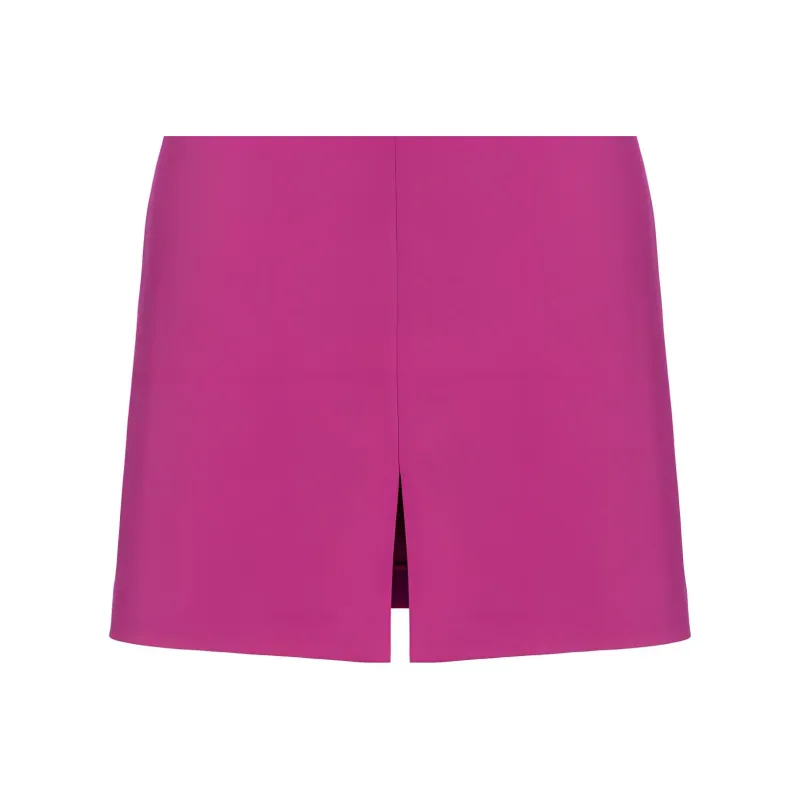 PINKO High Waist A Line Mini Skirt-2