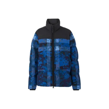 Burberry Camouflage Check Thermoregulated Puffer Down Jacket