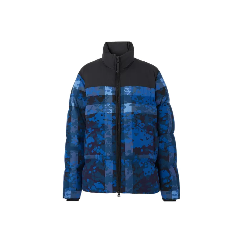 Burberry Camouflage Check Thermoregulated Puffer Down Jacket-0