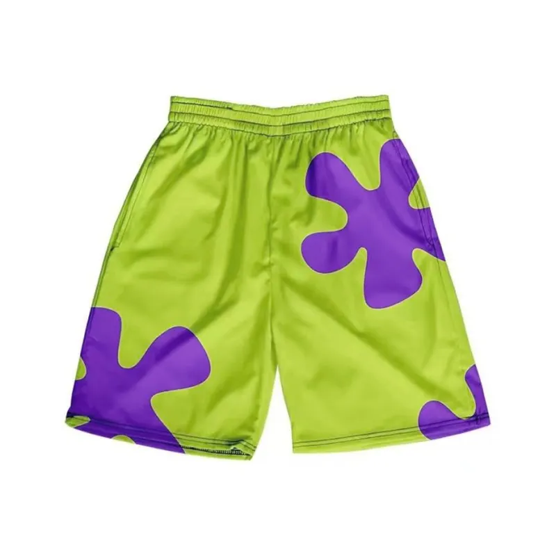 SUNSETMONENT Casual Shorts Unisex Green-1