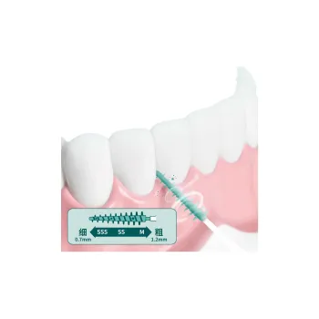3M Silicone Orthodontic Teeth Correction Mint Fresh Scent Interdental Brush 50 Pcs/Bag