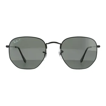 RayBan Plastic Irregular Shape Sunglasses Unisex Black