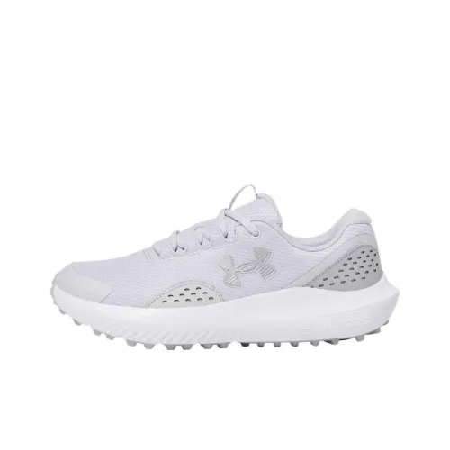 Under Armour UA Surge Low Top Golf Shoes Men's Gray White