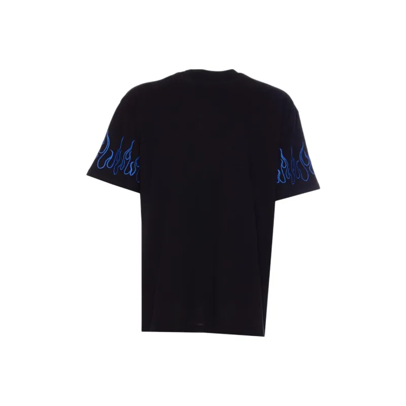 Vision Of Super Flame embroidered T shirt-1