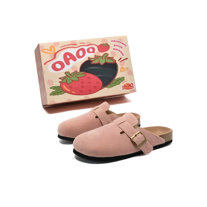 OAOQ Slip Resistant Abrasion Resistant Quiet Closed Toe Slippers Unisex-6