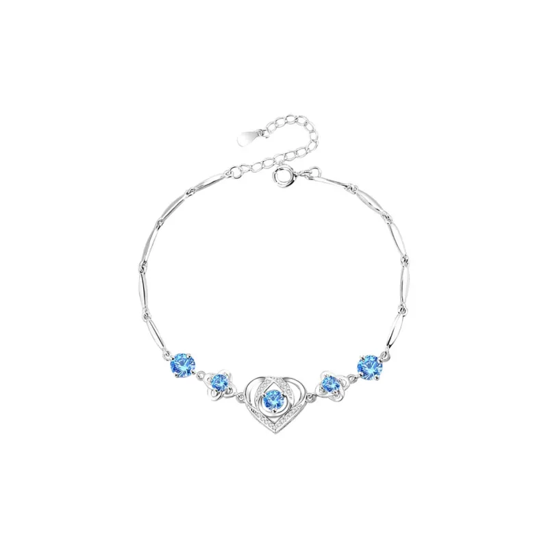 PUENTE S925 Silver With Zircon Bracelets Women's-0