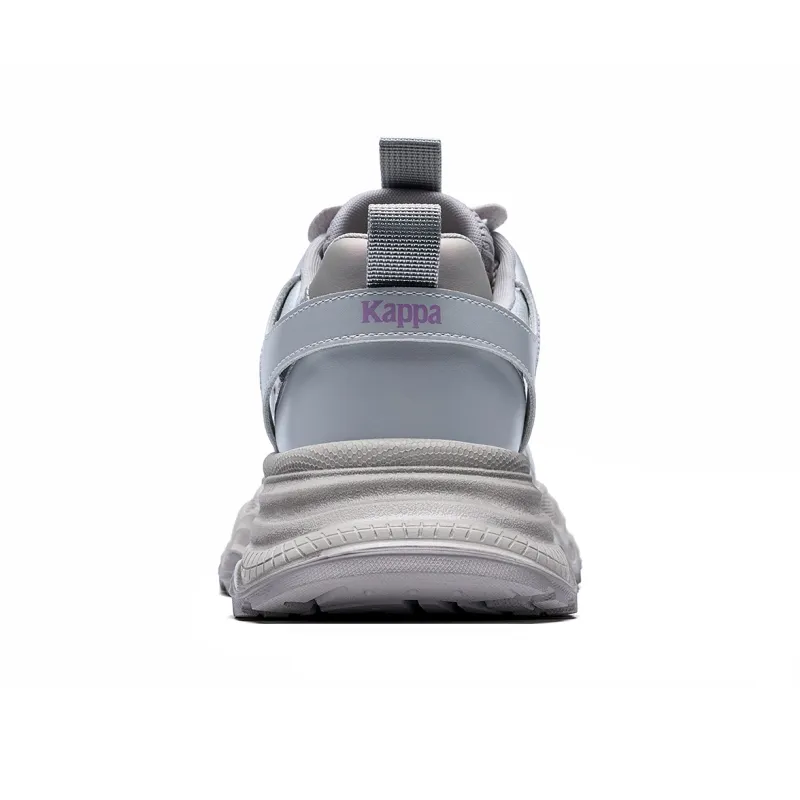 Kappa Back to Back Anti Slip Wear Resistant Low Top Chunky Sneakers Women's Silver-4