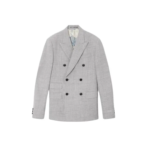 VERSACE Double Breasted Tailored Blazer