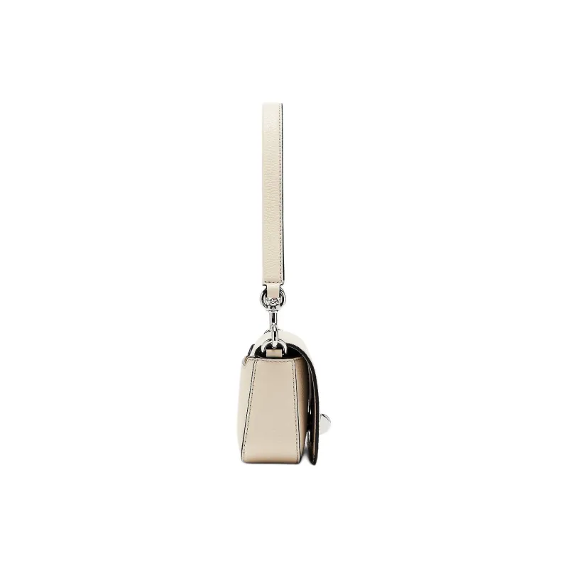 MARC JACOBS Split Cow Leather, Cow Leather Shoulder Bag Small Size Women's White-2