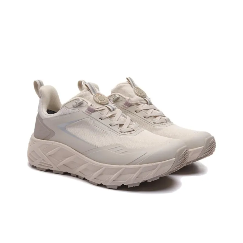 TOREAD Anti Slip Wear Resistant Low Top Trekking Shoes Women's Beige-3