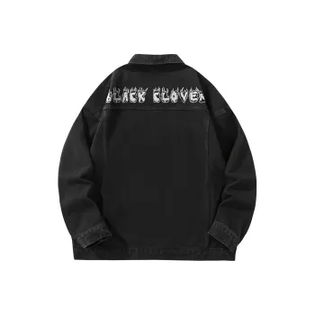 BLACK CLOVER Denim Jacket Unisex