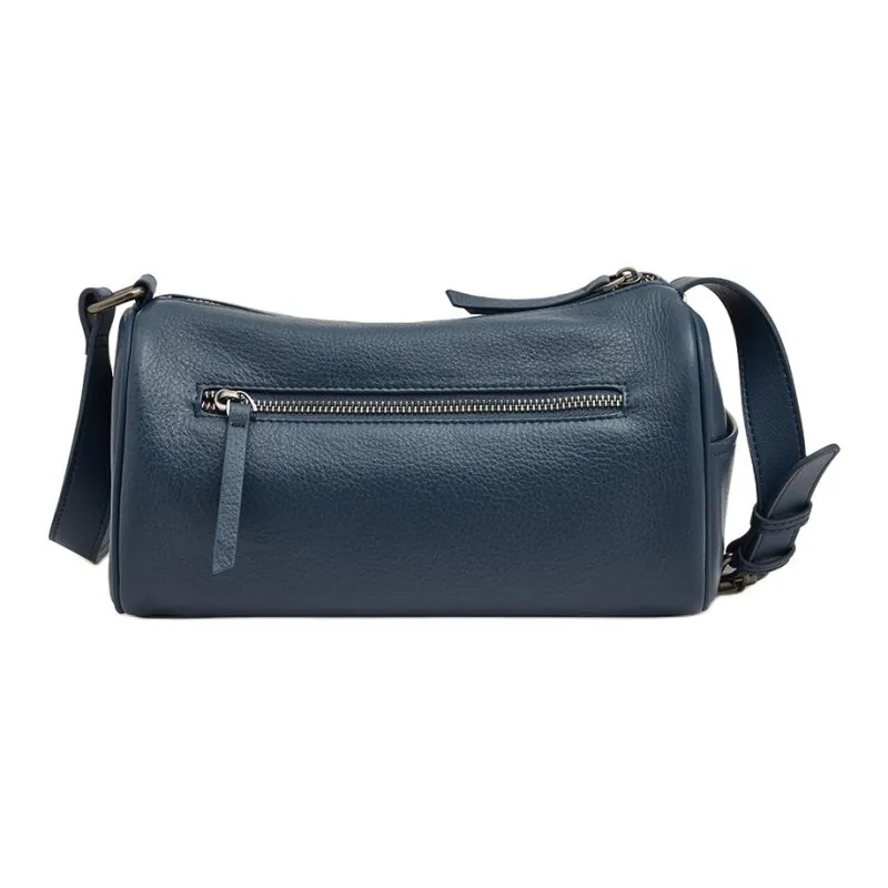 Old Man's Head Top Grain Cow Leather Shoulder Bag Regular Women's Multicolor-11