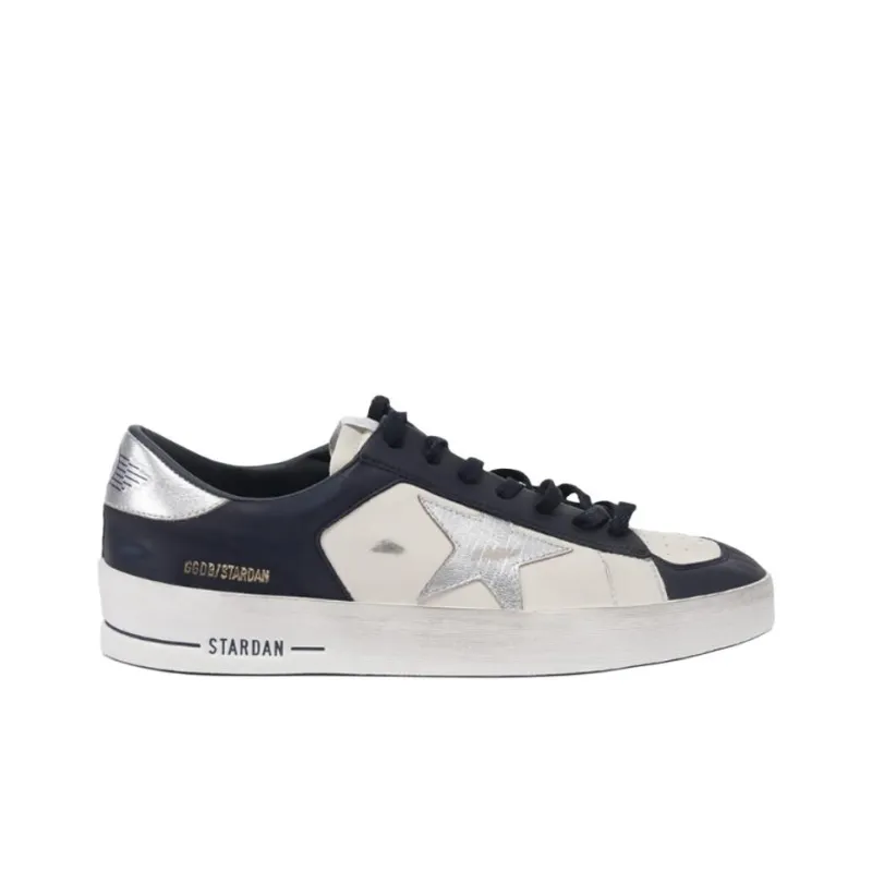 Golden Goose Stardan Deluxe Brand Low Top Skateboard Shoes Men's Marine Blue-1