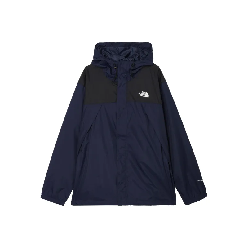 THE NORTH FACE Antora Outdoor Hiking Waterproof And Windproof Windbreaker Jacket Men's Blue Black Multicolor-0