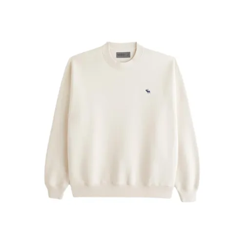 Abercrombie＆Fitch Sweatshirt Unisex Milk White