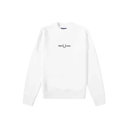 FRED PERRY Sweatshirt Men's White