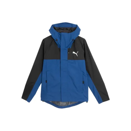 PUMA Outdoor Hiking Waterproof And Windproof Windbreaker Jacket Men's Deep Navy Blue