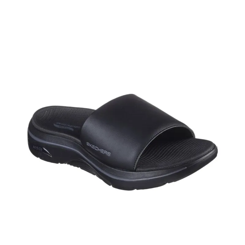 Skechers GO Walk Arch Fit 2.0 Slide Slippers Men's All Black-2