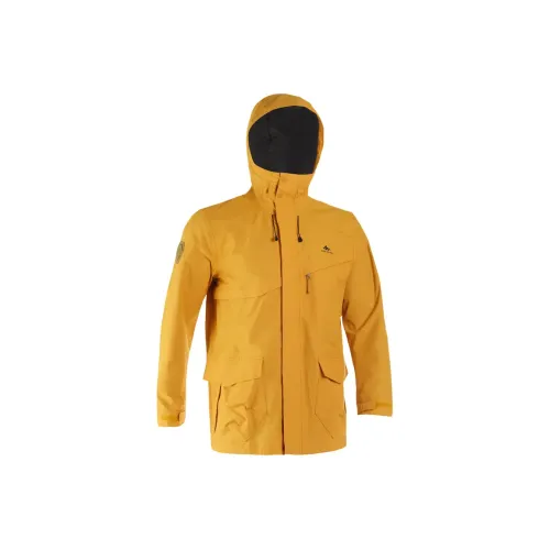 DECATHLON NH500 QUECHUA Jackets & Coats Men's Brown Yellow