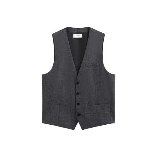ZIOZIA Vests Men Gray