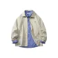 Cream Gray+Sapphire Blue[Shirt]