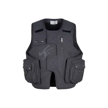 Merge Lab. Vest Unisex Black Gray