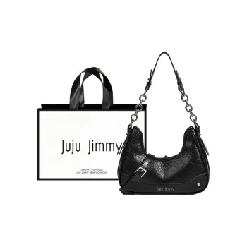 Juju Jimmy PU Shoulder Bag Crossbody Bag Women's Silver