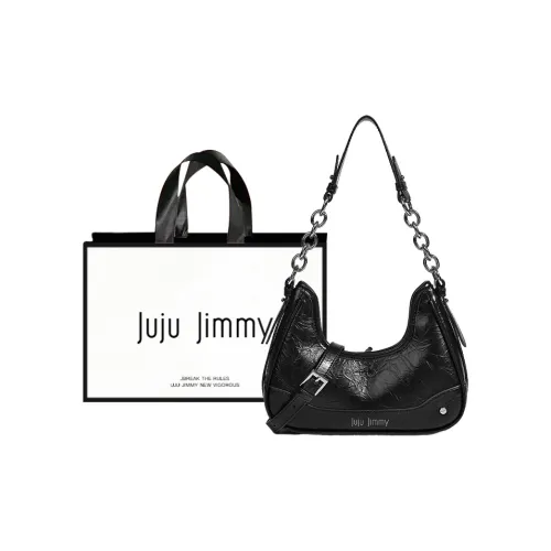 Juju Jimmy PU Shoulder Bag Crossbody Bag Women's Silver